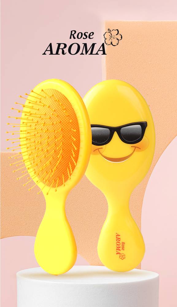 فرشة شعر مشط Emoji للأطفال الصغار