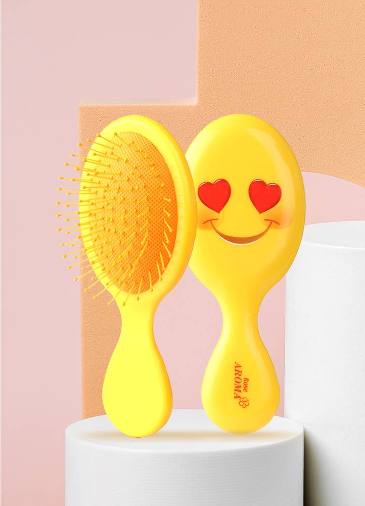 فرشة شعر مشط Emoji للأطفال الصغار