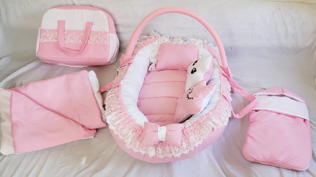 عش البيبي هدية المولود الجديد مهد مع الملحقات