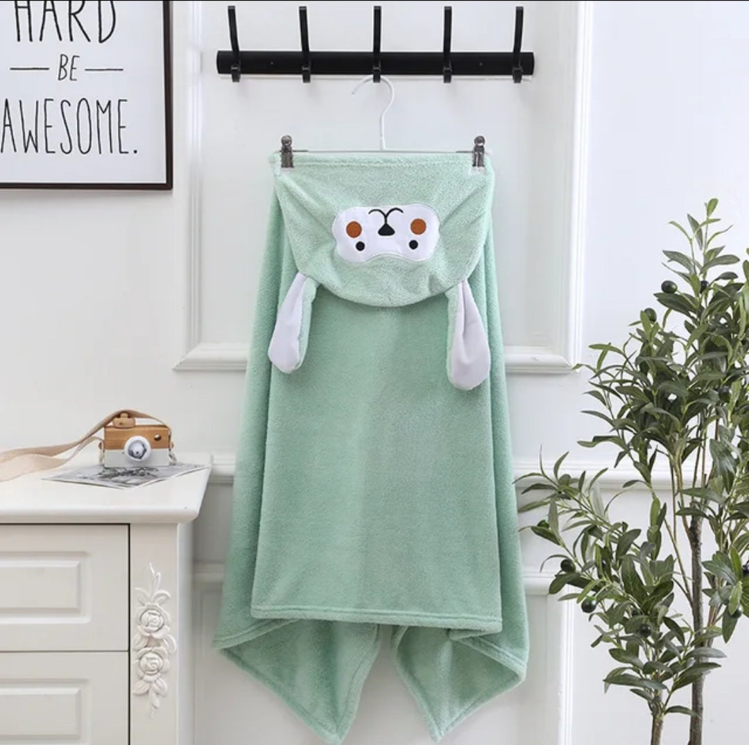 منشفة مع غطاء رأس للأطفال