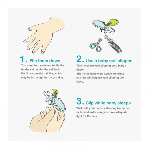 قصافة أظافر مع عدسة مكبرة